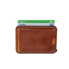 Furbo Evo Vegetale leren RFID pasjeshouder slim met MagSafe standaard en buitenvak