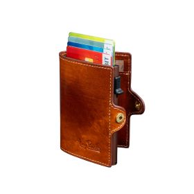 Furbo Van Gogh leren RFID pasjeshouder met papiergeld- en buitenvak