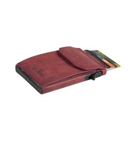 Furbo Vintage leren RFID pasjeshouder Slim met kleingeldvak