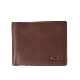 Vegetale leren billfold met kleingeldvak, large