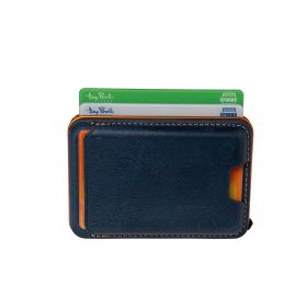 Furbo Evo Vegetale Color leren RFID pasjeshouder slim (oranje) met MagSafe standaard en buitenvak